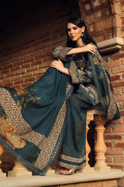 Charizma Combination Embroidered Linen Unstitched 3Pc Suit CCW7-09