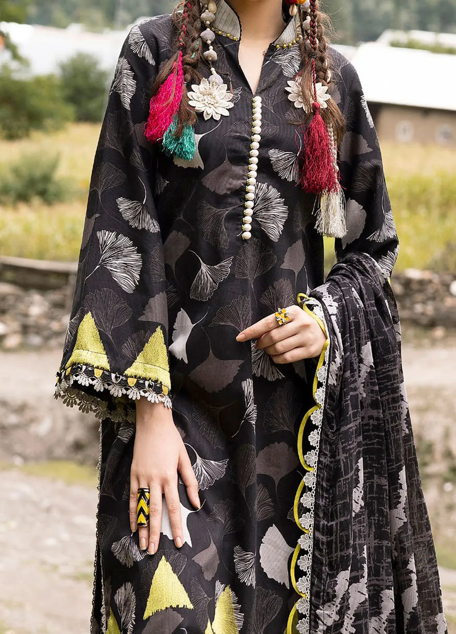 Gul Ahmed Embroidered Corduroy Unstitched 3Pc Suit CD-42007
