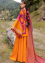 Gul Ahmed Embroidered Corduroy Unstitched 3Pc Suit CD-42008