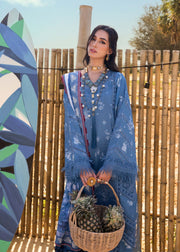 Saira Shakira Embroidered Luxury Lawn Unstitched 3Pc Suit CECIL-A