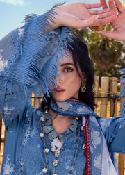 Saira Shakira Embroidered Luxury Lawn Unstitched 3Pc Suit CECIL-A