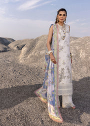 Saira Shakira Embroidered Luxury Lawn Unstitched 3Pc Suit CECIL-B