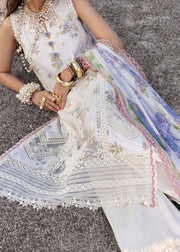Saira Shakira Embroidered Luxury Lawn Unstitched 3Pc Suit CECIL-B