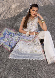 Saira Shakira Embroidered Luxury Lawn Unstitched 3Pc Suit CECIL-B