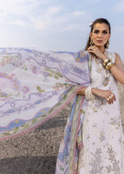 Saira Shakira Embroidered Luxury Lawn Unstitched 3Pc Suit CECIL-B