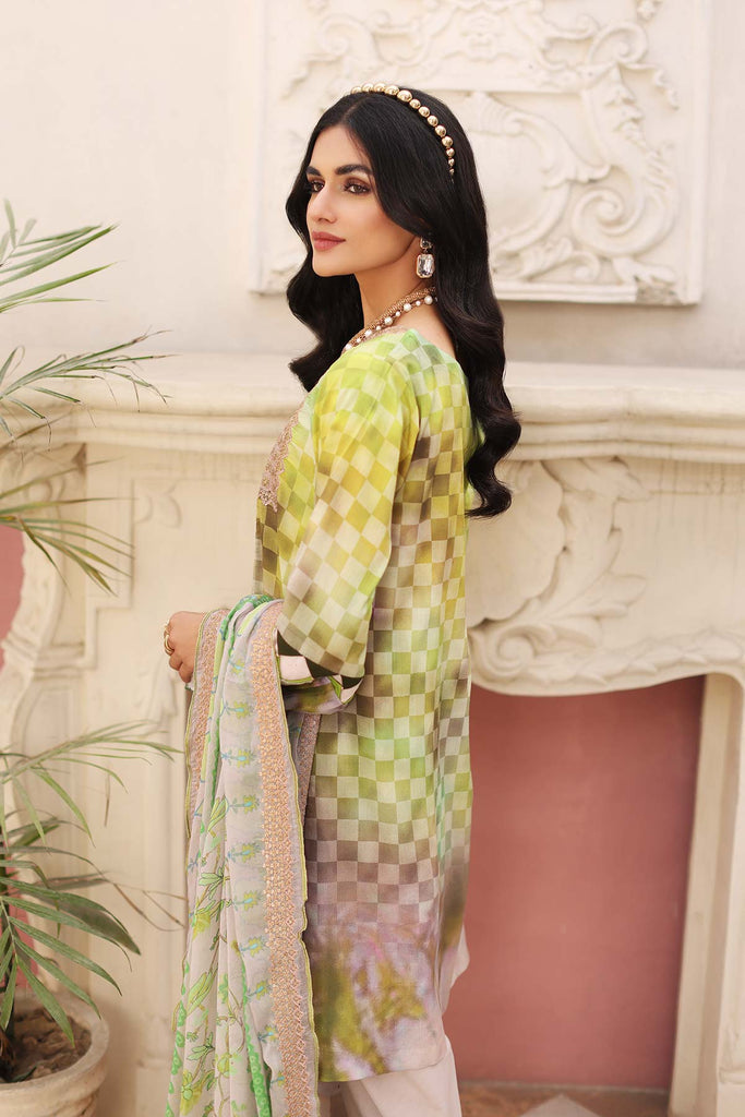 Charizma Embroidered Lawn Unstitched 3 Piece Suit CEL23-15