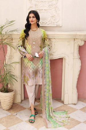 Charizma Embroidered Lawn Unstitched 3 Piece Suit CEL23-15