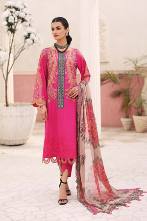 Charizma Embroidered Lawn Unstitched 3 Piece Suit CEL23-16