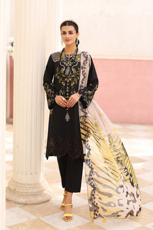 Charizma Embroidered Lawn Unstitched 3 Piece Suit CEL23-20