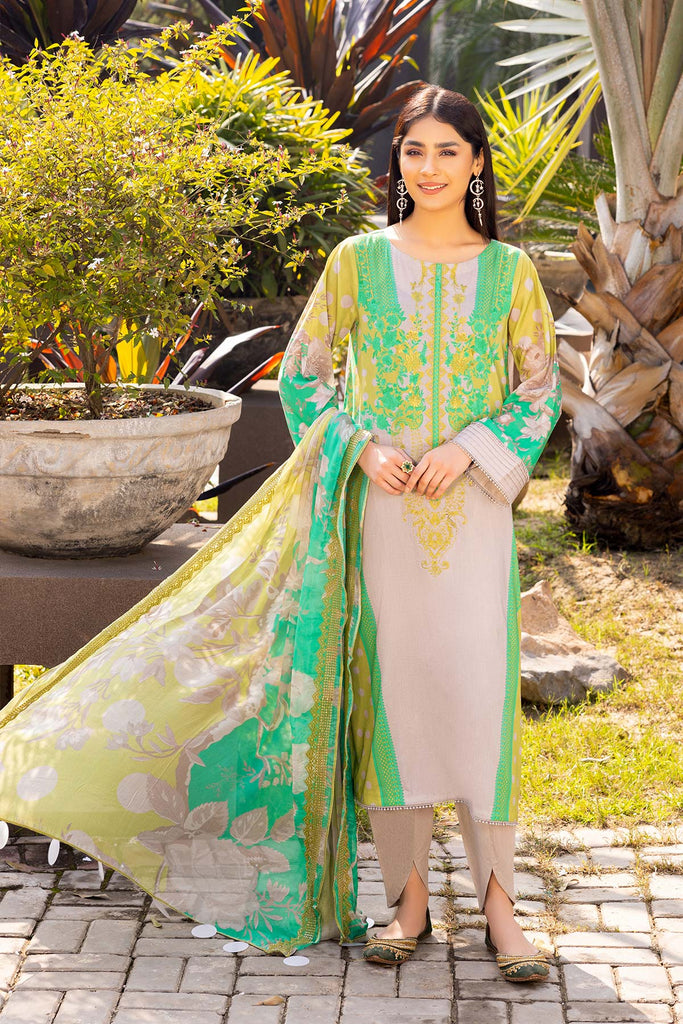 Charizma Embroidered Lawn Unstitched 3 Piece Suit CEL23-24