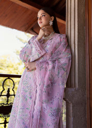 Saira Shakira Bloom Unstitched Lawn 3Pc Suit SS-25-05A CELESTIAL BREEZE