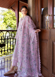Saira Shakira Bloom Unstitched Lawn 3Pc Suit SS-25-05A CELESTIAL BREEZE