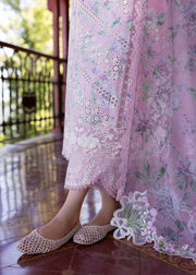 Saira Shakira Bloom Unstitched Lawn 3Pc Suit SS-25-05A CELESTIAL BREEZE