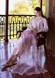 Saira Shakira Bloom Unstitched Lawn 3Pc Suit SS-25-05A CELESTIAL BREEZE