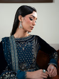 Faiza Faisal Solene Embroidered Velvet Unstitched 3Pc Suit - CELESTINE
