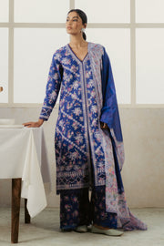 Ayzel Amore Embroidered Unstitched Lawn 3Pc Suit - CELETE