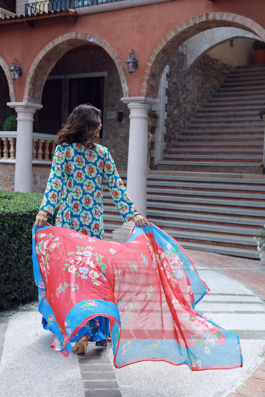 Feathers Stillness In Bloom Unstitched Printed Lawn 3Pc Suit CELEZIA-FT529