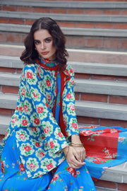 Feathers Stillness In Bloom Unstitched Printed Lawn 3Pc Suit CELEZIA-FT529