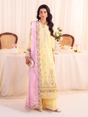 Faiza Faisal Celine Unstitched Lawn 3Pc Suit FNF-SS25-0407 CELIA
