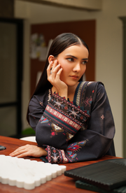 Bellini by Seran Embroidered Khaddar Unstitched 3Pc Suit D-03 CENDARA