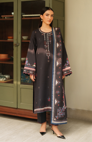 Bellini by Seran Embroidered Khaddar Unstitched 3Pc Suit D-03 CENDARA