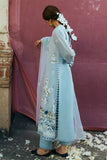 Cross Stitch Premium Embroidered Lawn Unstitched 3Pc Suit D-03 Cerulean Ornate