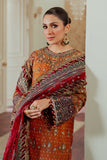 Baroque Chantelle Embroidered Zari Net Unstitched 3Pc Suit EC-01