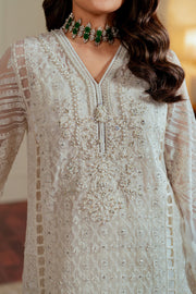 Baroque Chantelle Embroidered Chiffon Unstitched 3Pc Suit EC-02