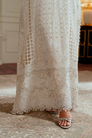 Baroque Chantelle Embroidered Chiffon Unstitched 3Pc Suit EC-02