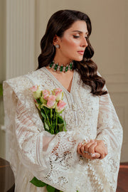 Baroque Chantelle Embroidered Chiffon Unstitched 3Pc Suit EC-02