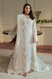 Baroque Chantelle Embroidered Chiffon Unstitched 3Pc Suit EC-02