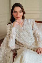 Baroque Chantelle Embroidered Chiffon Unstitched 3Pc Suit EC-02