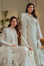 Baroque Chantelle Embroidered Chiffon Unstitched 3Pc Suit EC-02