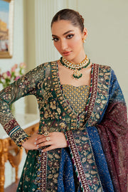 Baroque Chantelle Embroidered Chiffon Unstitched 3Pc Suit EC-03