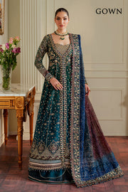 Baroque Chantelle Embroidered Chiffon Unstitched 3Pc Suit EC-03