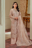 Baroque Chantelle Embroidered Organza Unstitched 3Pc Suit EC-04