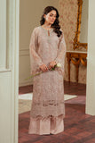 Baroque Chantelle Embroidered Organza Unstitched 3Pc Suit EC-04