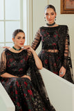 Baroque Chantelle Embroidered Net Unstitched 3Pc Suit EC-05