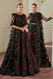 Baroque Chantelle Embroidered Net Unstitched 3Pc Suit EC-05