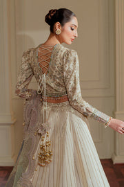 Baroque Chantelle Embroidered Net Unstitched 3Pc Suit EC-06