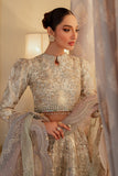 Baroque Chantelle Embroidered Net Unstitched 3Pc Suit EC-06