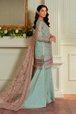 Baroque Chantelle Embroidered Zari Net Unstitched 3Pc Suit EC-08