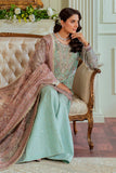 Baroque Chantelle Embroidered Zari Net Unstitched 3Pc Suit EC-08