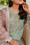 Baroque Chantelle Embroidered Zari Net Unstitched 3Pc Suit EC-08