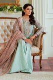 Baroque Chantelle Embroidered Zari Net Unstitched 3Pc Suit EC-08