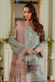 Baroque Chantelle Embroidered Zari Net Unstitched 3Pc Suit EC-08