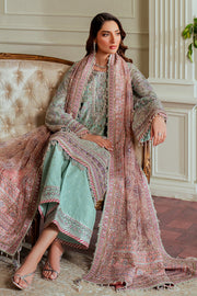 Baroque Chantelle Embroidered Zari Net Unstitched 3Pc Suit EC-08