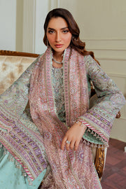 Baroque Chantelle Embroidered Zari Net Unstitched 3Pc Suit EC-08