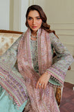 Baroque Chantelle Embroidered Zari Net Unstitched 3Pc Suit EC-08