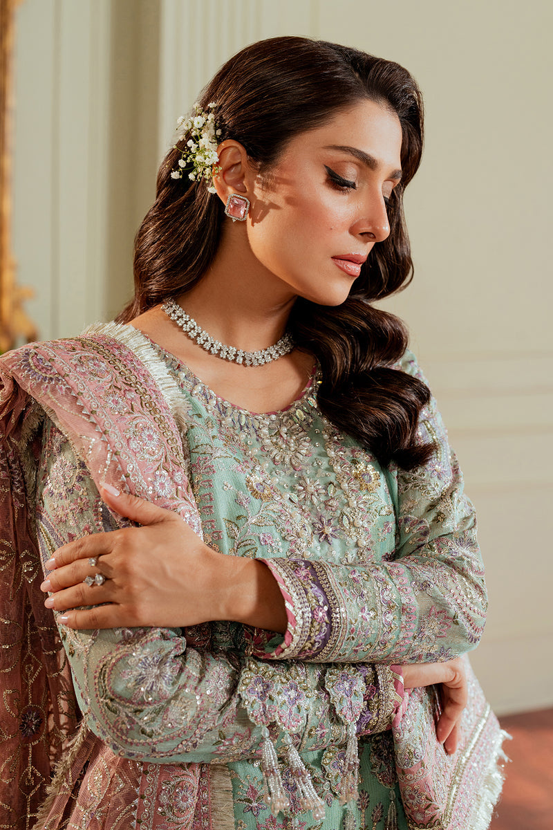 Baroque Chantelle Embroidered Zari Net Unstitched 3Pc Suit EC-08